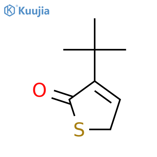 2(5H)-Thiophenone,3-(1,1-dimethylethyl)- structure