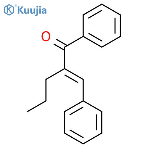 1-Pentanone, 1-phenyl-2-(phenylmethylene)- structure