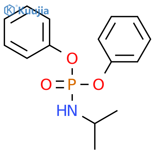 Phosphoramidic acid, (1-methylethyl)-, diphenyl ester structure