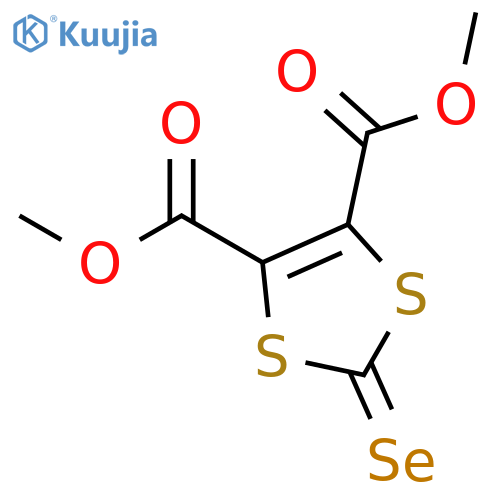 1,3-Dithiole-4,5-dicarboxylic acid, 2-selenoxo-, dimethyl ester structure