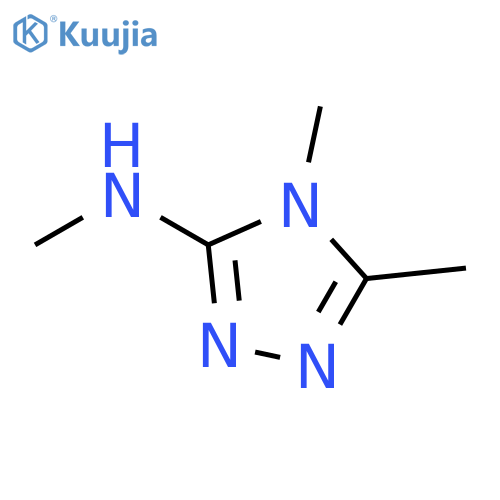 N,4,5-trimethyl-4H-1,2,4-triazol-3-amine structure