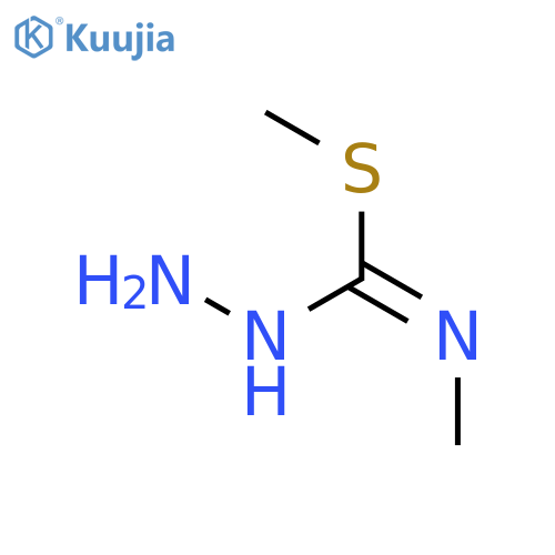 Hydrazinecarboximidothioic acid, N-methyl-, methyl ester structure