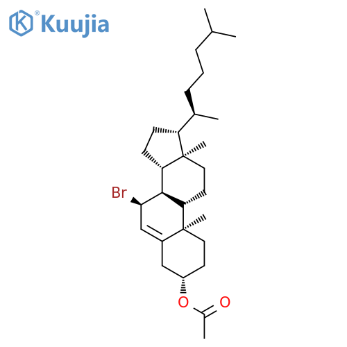 Cholest-5-en-3-ol, 7-bromo-, acetate, (3b,7a)- structure