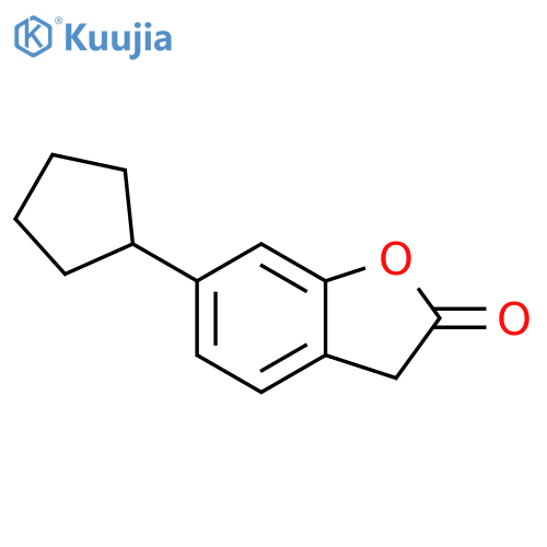 2(3H)-Benzofuranone, 6-cyclopentyl- structure