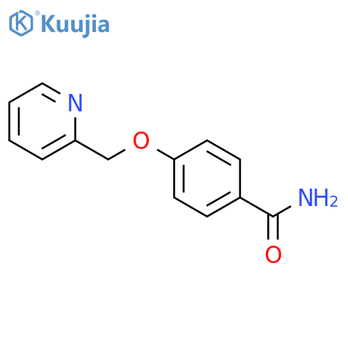 BENZAMIDE, 4-(2-PYRIDINYLMETHOXY)- structure