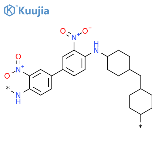 POLY[IMINO(3,3'-DINITRO[1,1'-BIPHENYL]-4,4'-DIYL)IMINO-1,4-CYCLOHEXANEDIYLMETHYLENE-1,4-CYCLOHEXANEDIYL] structure