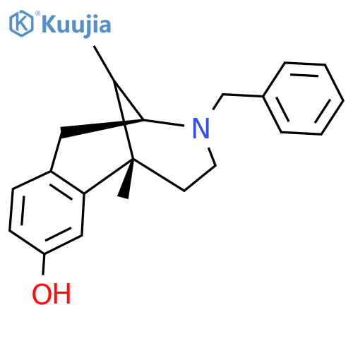 (2alpha,6alpha,11R*)-3-benzyl-1,2,3,4,5,6-hexahydro-6,11-dimethyl-2,6-methano-3-benzazocin-8-ol structure