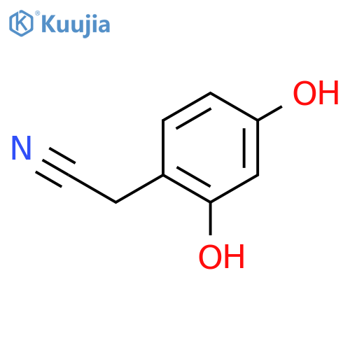 2-(2,4-Dihydroxyphenyl)acetonitrile structure