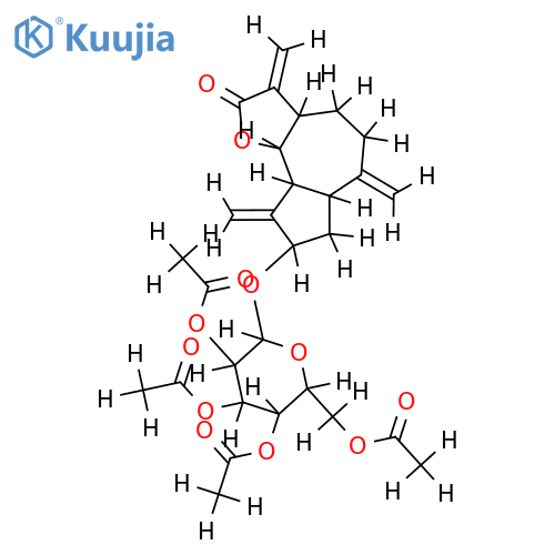 glucozaluzanin C peracetate structure