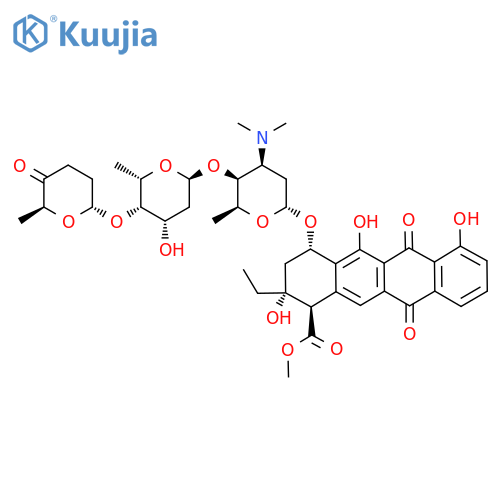 Aclarubicin structure