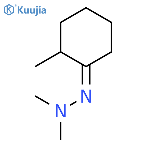 (2E)-1,1-dimethyl-2-(2-methylcyclohexylidene)hydrazine structure