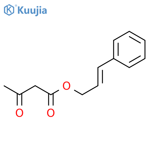 Cinnamyl 3-oxobutanoate structure