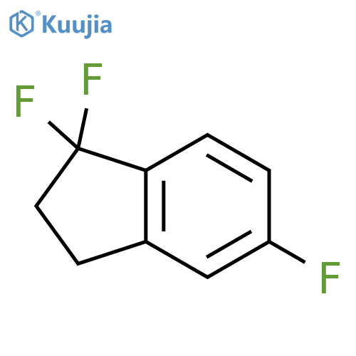 1H-Indene, 2,2,5-trifluoro-2,3-dihydro- structure