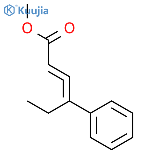 2,3-Hexadienoic acid, 4-phenyl-, methyl ester structure