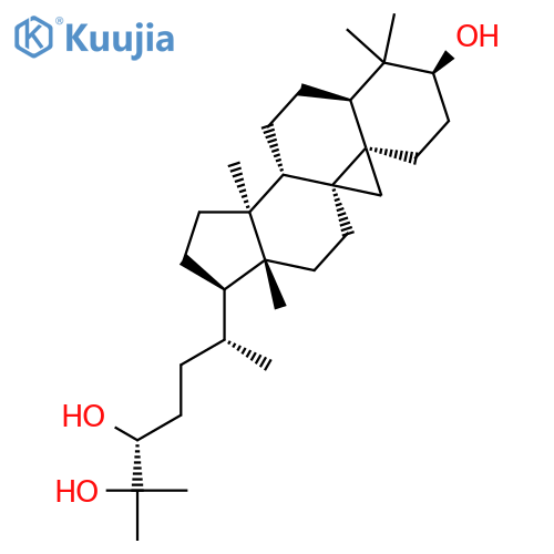 Cycloartane-3,24,25-triol structure
