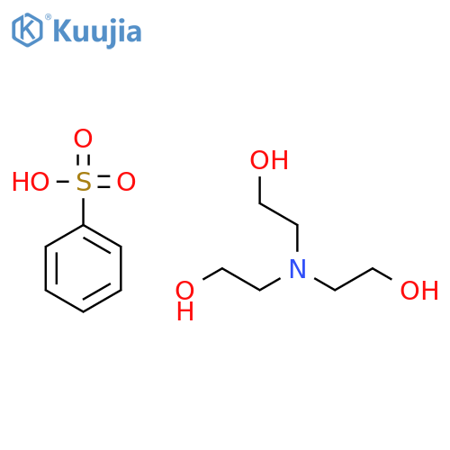 benzenesulphonic acid, compound with 2,2',2''-nitrilotriethanol (1:1) structure