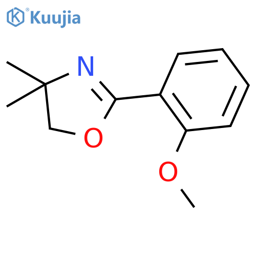 2-(2-Methoxyphenyl)-4,4-dimethyl-4,5-dihydrooxazole structure