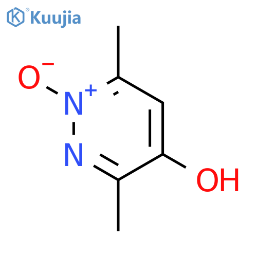4-Pyridazinol, 3,6-dimethyl-, 1-oxide structure