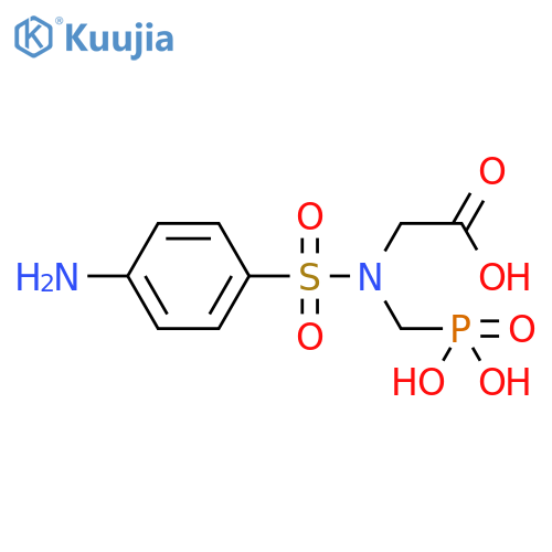 Glycine, N-[(4-aminophenyl)sulfonyl]-N-(phosphonomethyl)- structure