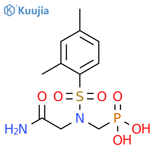 Phosphonic acid,[[(2-amino-2-oxoethyl)[(2,4-dimethylphenyl)sulfonyl]amino]methyl]- structure