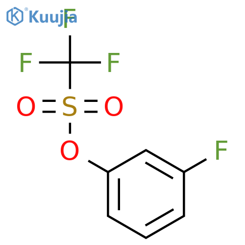 m-Fluorophenyl trifluoromethanesulfonate structure