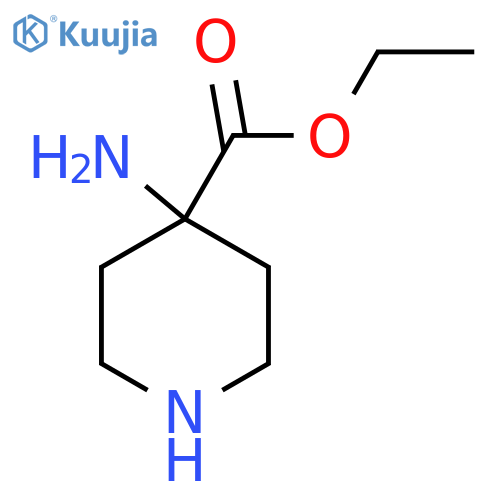 Ethyl 4-aminopiperidine-4-carboxylate structure