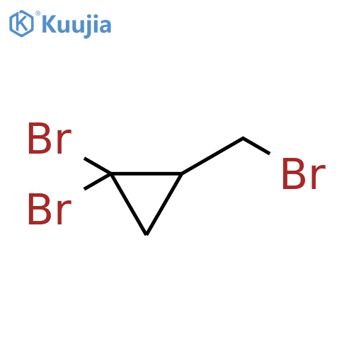 Cyclopropane, 1,1-dibromo-2-(bromomethyl)- structure