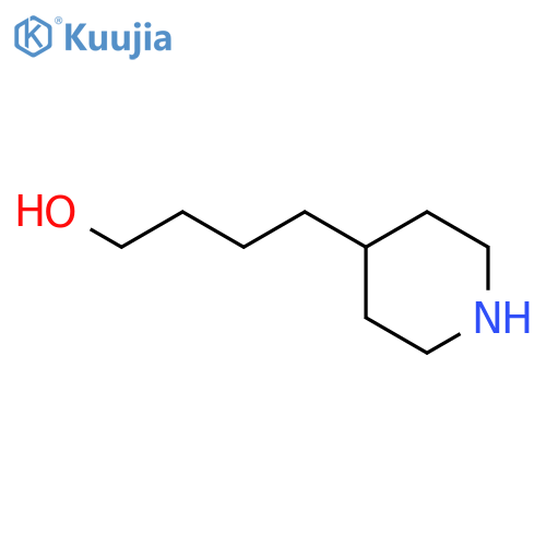 4-(piperidin-4-yl)butan-1-ol structure