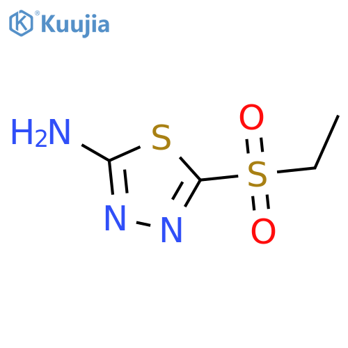 5-(ethylsulfonyl)-1,3,4-thiadiazol-2-amine structure