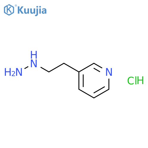 3-(2-hydrazinylethyl)-Pyridine hydrochloride structure