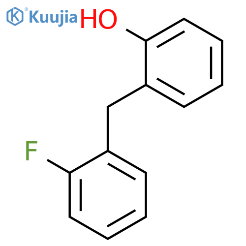Phenol, 2-[(2-fluorophenyl)methyl]- structure