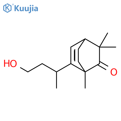 Bicyclo[2.2.2]octa-5,7-dien-2-one, 6-(3-hydroxy-1-methylpropyl)-1,3,3-trimethyl- structure