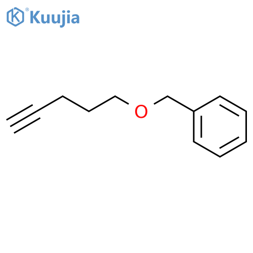 Benzene, [(4-pentynyloxy)methyl]- structure
