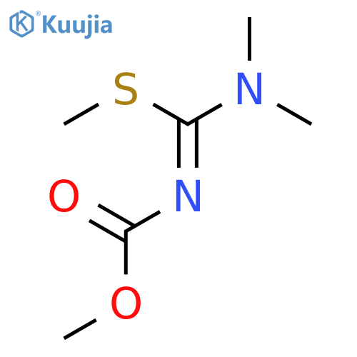 Carbamic acid, [(dimethylamino)(methylthio)methylene]-, methyl ester structure