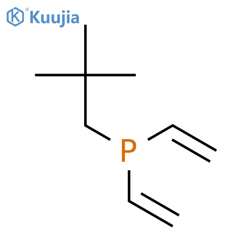 Phosphine, (2,2-dimethylpropyl)diethenyl- structure