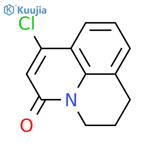 7-chloro-2,3-dihydro-1h,5h-pyrido[3,2,1-ij]quinolin-5-one structure