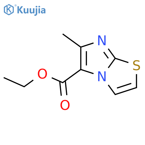 Ethyl 6-methylimidazo2,1-bthiazole-5-carboxylate structure
