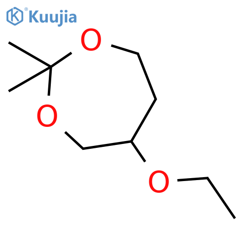 1,3-Dioxepane, 5-ethoxy-2,2-dimethyl- structure