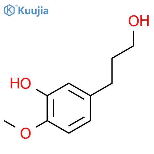 3-Hydroxy-4-methoxybenzenepropanol structure