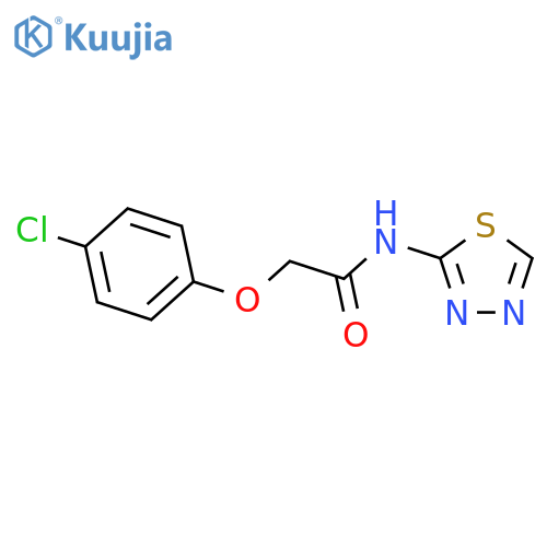 2-(4-Chloro-phenoxy)-N-[1,3,4]thiadiazol-2-yl-acetamide structure