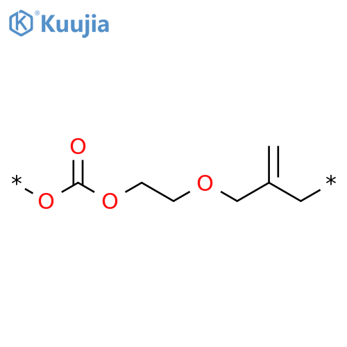 POLY[OXYCARBONYLOXY-1,2-ETHANEDIYLOXY(2-METHYLENE-1,3-PROPANEDIYL)] structure