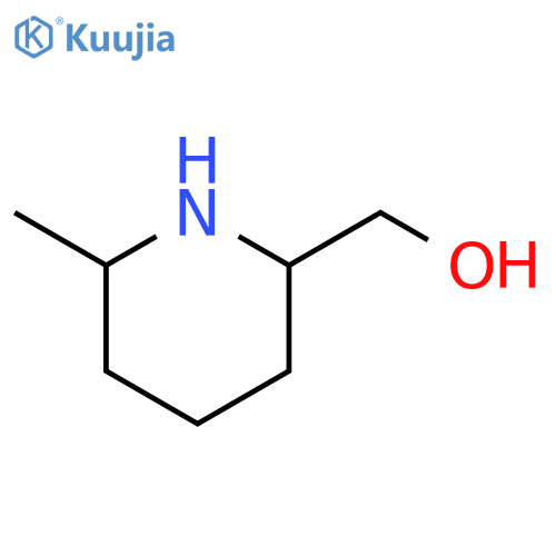 (6-methylpiperidin-2-yl)methanol structure