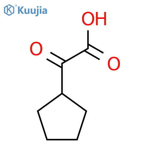 2-Cyclopentyl-2-oxoacetic acid structure