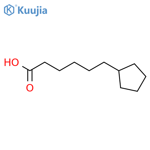 6-cyclopentylhexanoic acid structure
