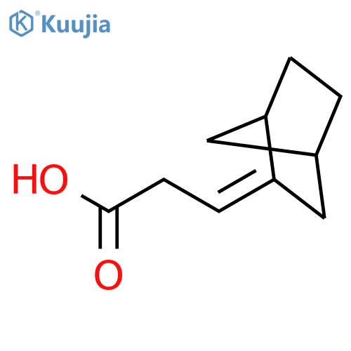 PROPANOIC ACID, 3-BICYCLO[2.2.1]HEPT-2-YLIDENE- structure