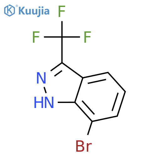7-Bromo-3-(trifluoromethyl)-1H-indazole structure