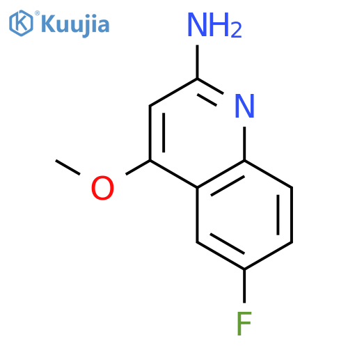 2-QUINOLINAMINE, 6-FLUORO-4-METHOXY- structure