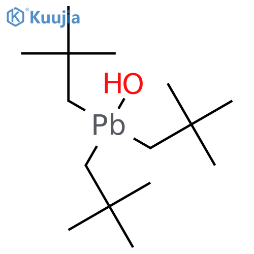PLUMBANE, TRIS(2,2-DIMETHYLPROPYL)HYDROXY- structure