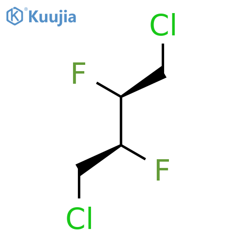 BUTANE, 1,4-DICHLORO-2,3-DIFLUORO-, (R*,R*)- structure