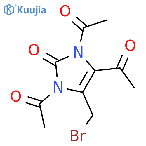 2H-IMIDAZOL-2-ONE, 1,3,4-TRIACETYL-5-(BROMOMETHYL)-1,3-DIHYDRO- structure